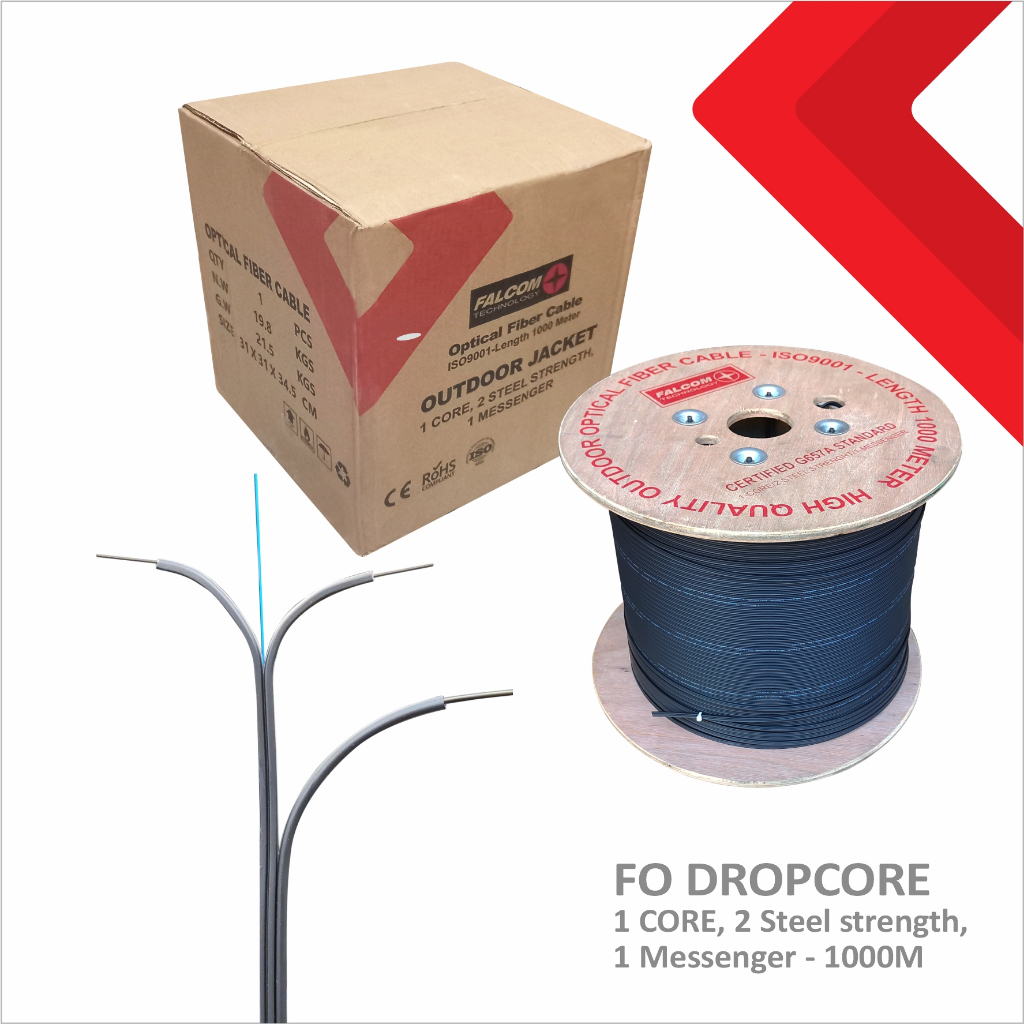 Jual DROPCORE 1 CORE 3 SELING 1000 meter ANTI KABEL KRISPY | Shopee ...