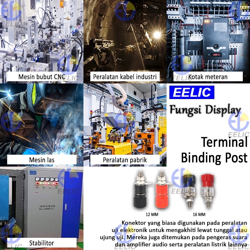 Jual EELIC BPS Binding Post Speaker Binding Pos Push Jepit Terminal ...