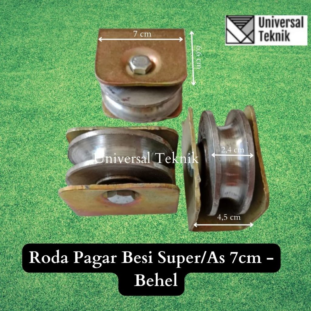 Jual Roda Pagar Besi Superas 7cm Behel Rell Bundar U Shopee Indonesia 8634