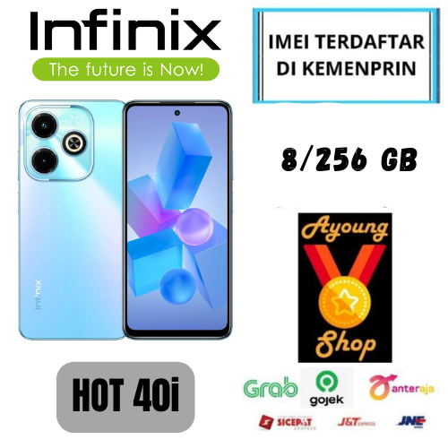 Jual Infinix Hot 40i Nfc 88256gb Unisoc T606 50mpai Camera Garansi Resmi Shopee Indonesia 7587