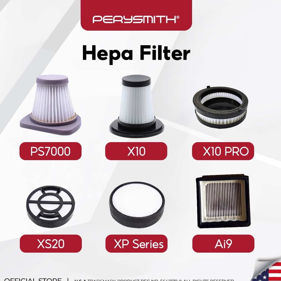 Jual Sale Hepa Filter PerySmith Vacuum Cleaner PS7 X1 X1 RRO X1 LITE ...