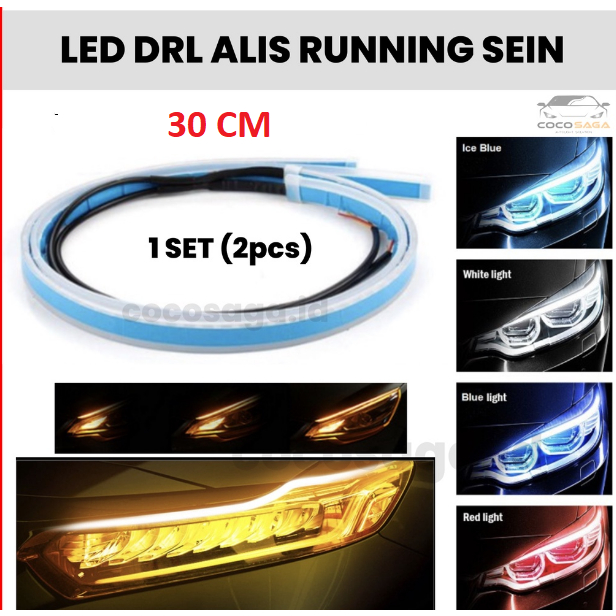 Jual LAMPU LED ALIS DRL Daytime Running Light 30CM 30 CM SEIN Sen ...