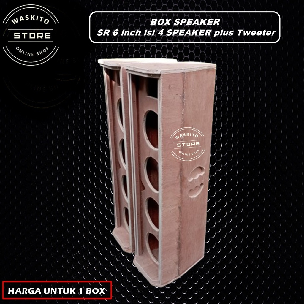 Jual Box Speaker Midle SR 6 inch isi 4 Speaker dan 1 Tweeter | Shopee ...