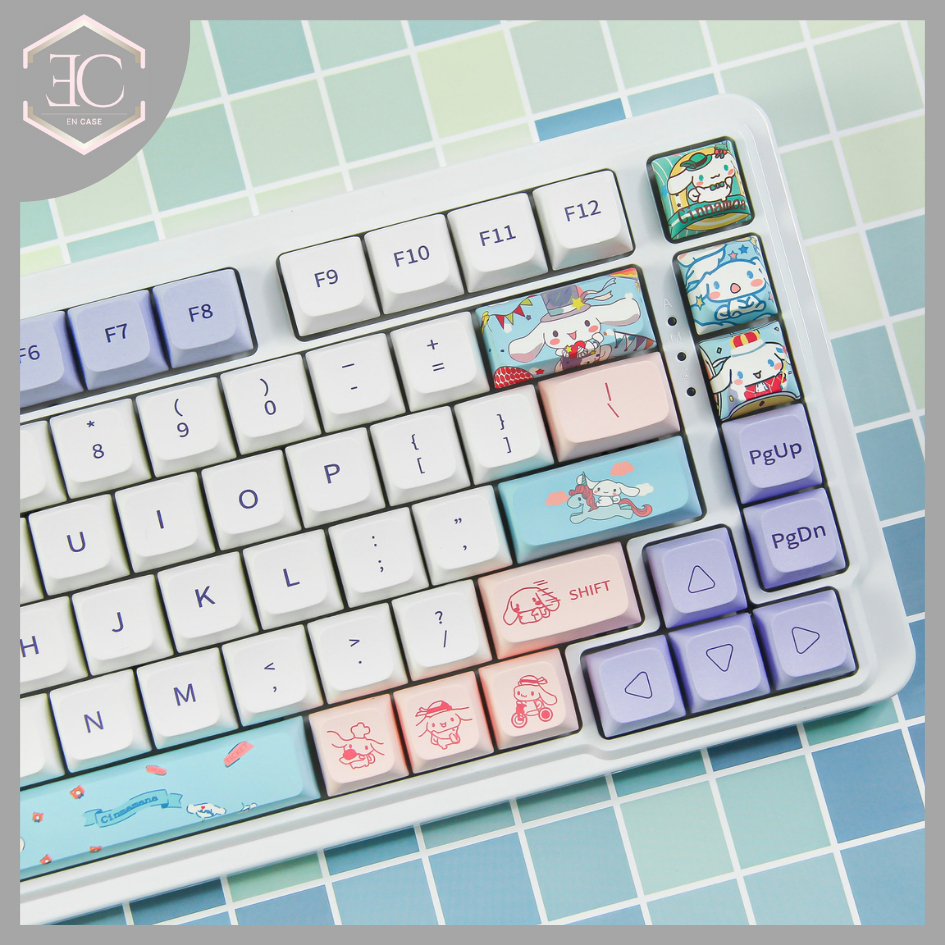 Jual Keycaps Keycap Keypad PBT XDA Cinnamoroll Pink Kelinci Kartun Lucu ...