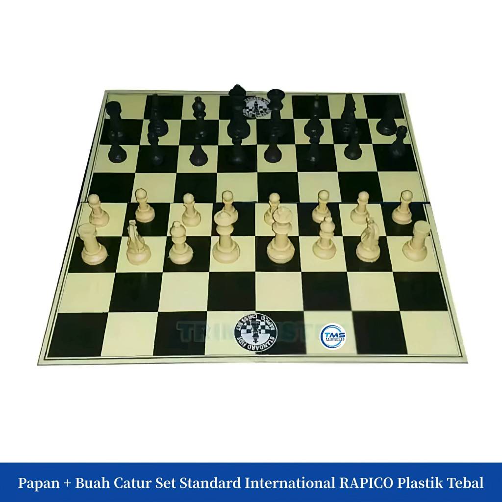 Jual Papan + Buah Catur Set Standard International RAPICO Plastik Tebal ...
