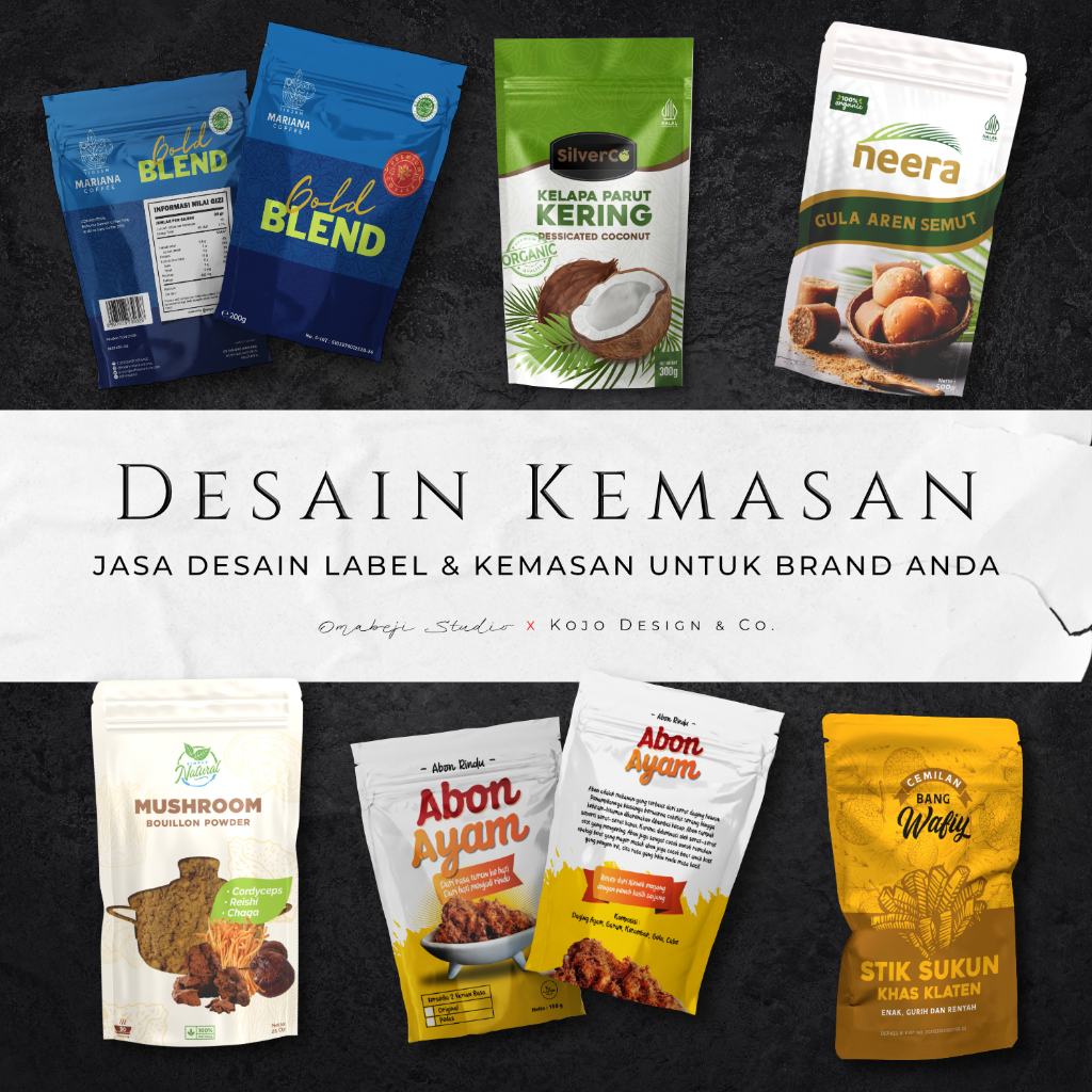 Jual Jasa Desain Label Dan Kemasan Standing Pouch Untuk Semua Produk Apa Saja Shopee Indonesia 7397