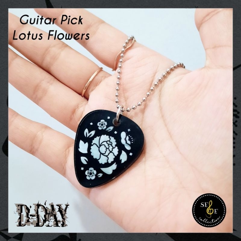 ユンギ SUGA GUITAR PICK NECKLACEブラック&ノートセット （Suga