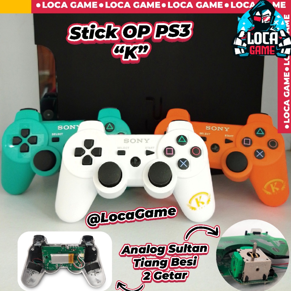 Jual STIK STICK PS3 OP ORI PABRIK WARNA KING ANALOG BESI ANDROID PC IOS ANDROID TV N G2W5