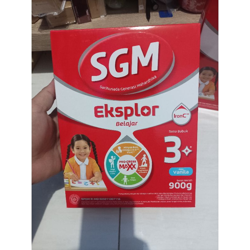 Jual SGM Eksplor 3+ denagn IronC Susu Bubuk Rasa Vanilla / Madu 900 gr ...