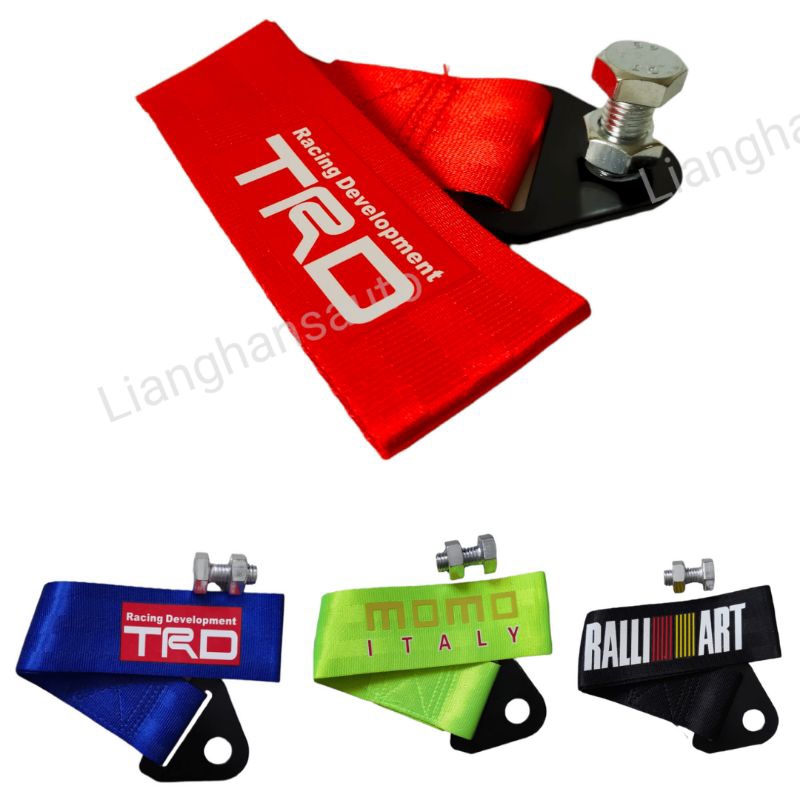 Jual TOWING STRAP MOBIL UNIVERSAL TRD MOMO RALLY ART MUGEN | Shopee ...