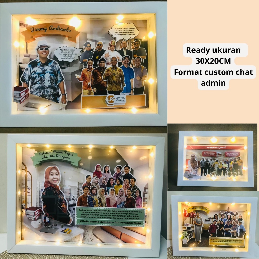 Jual Scrapbook Pop Up 3D I Perpisahan I Pensiun I Kantor I Farwell I