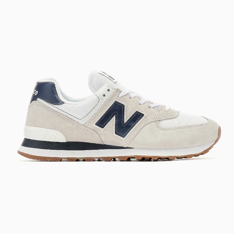 Jual Sepatu NB 574 Sneakers New balance 574 White Navy Original Sepatu ...