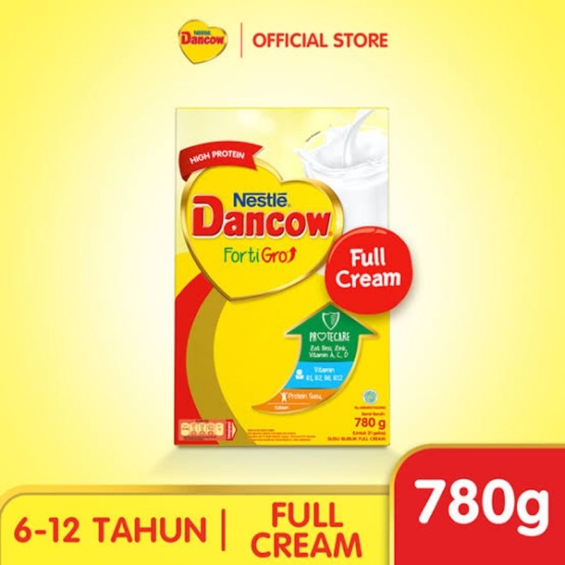 Jual Dancow Nestle Fortigrow Full Cream Usia 6 12 Tahun 780g Shopee