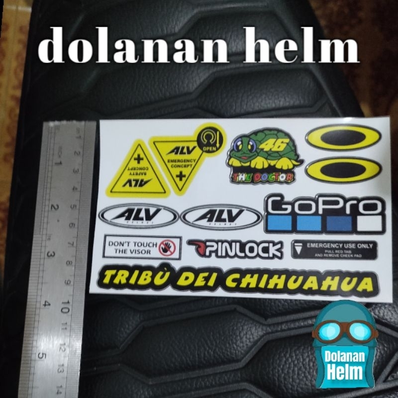 Jual Sticker Stiker Visor Kaca Helm ALV Ultron / Pro / Genesis | Shopee ...