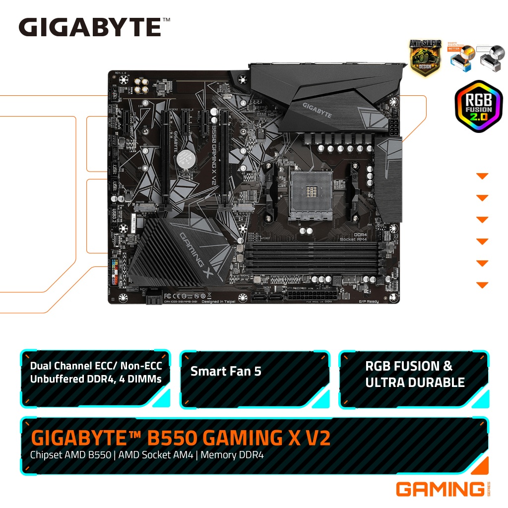 Jual Gigabyte B550 GAMING X V2 | Shopee Indonesia