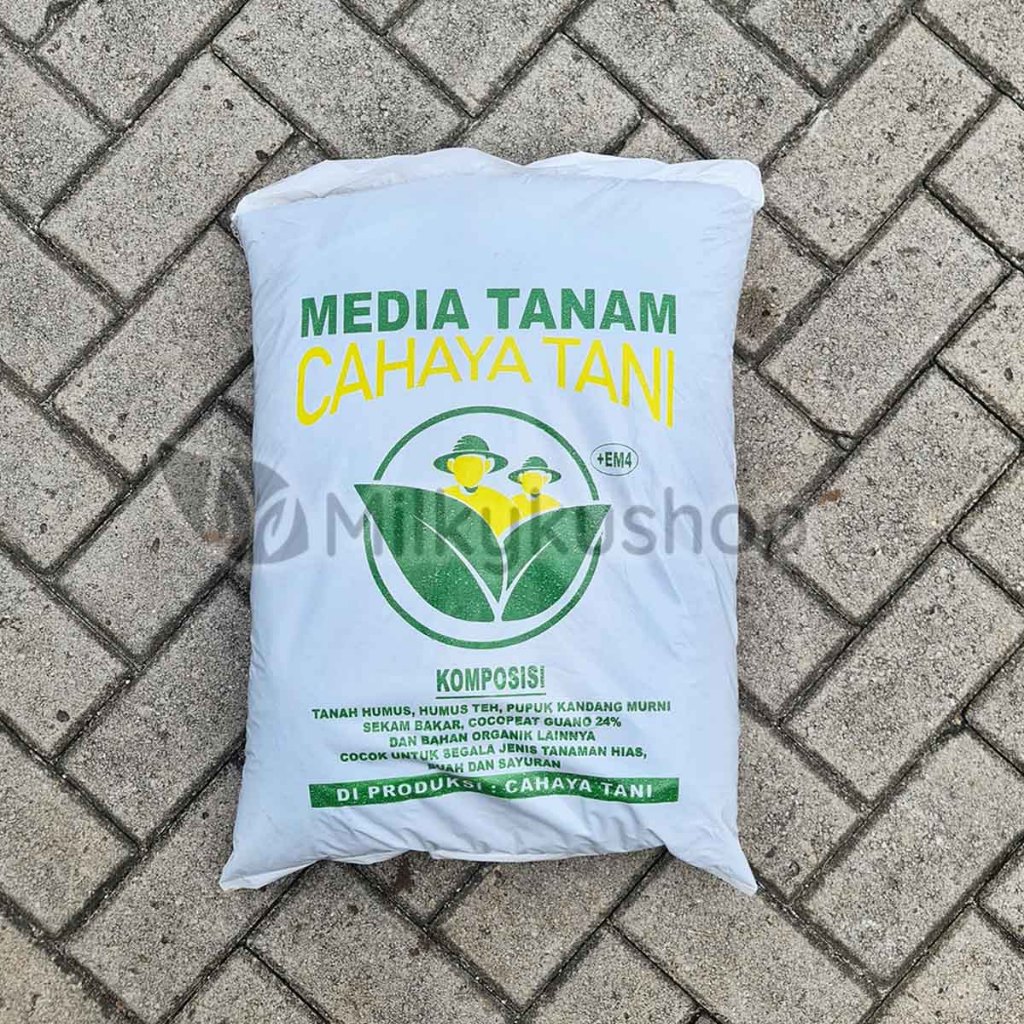 MEDIA TANAM TANAH CAHAYA TANI BESAR KEMASAN PABRIK VIA CARGO