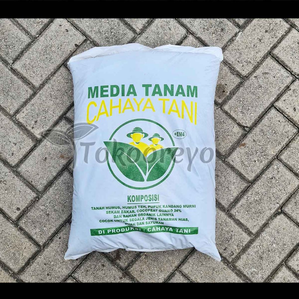 MEDIA TANAM TANAH CAHAYA TANI BESAR KEMASAN PABRIK VIA GOSEND GRAB