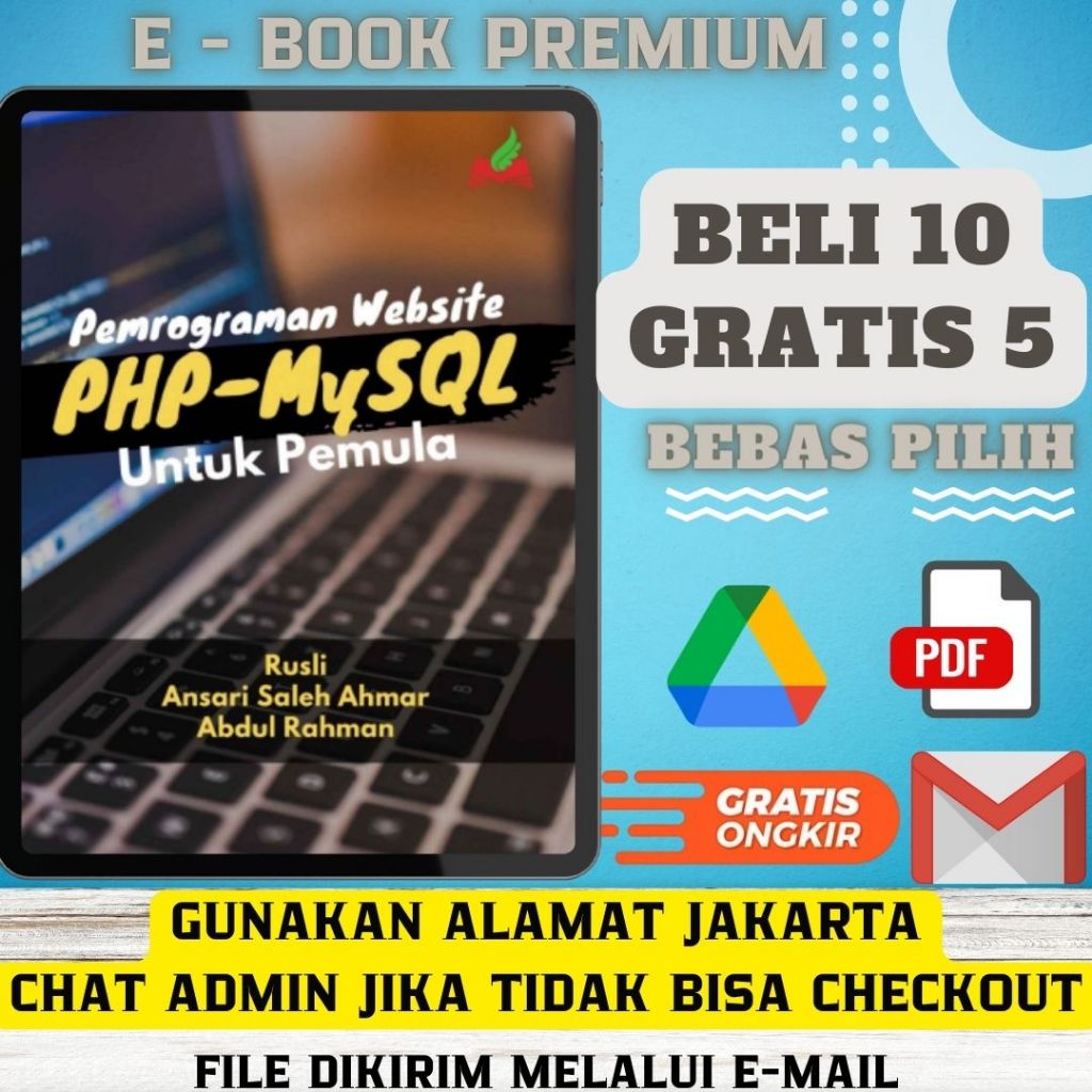 Jual PEMROGRAMAN WEBSITE PHP - MYSQL UNTUK PEMULA Book Pdf | Shopee ...