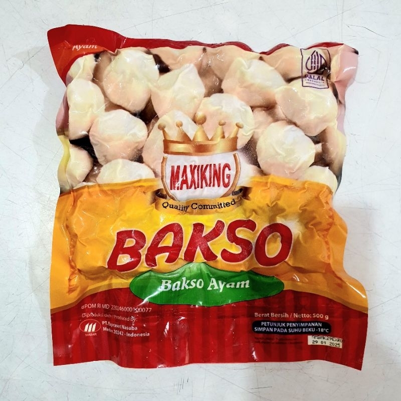 Jual Maxiking Bakso Ayam 500g Shopee Indonesia