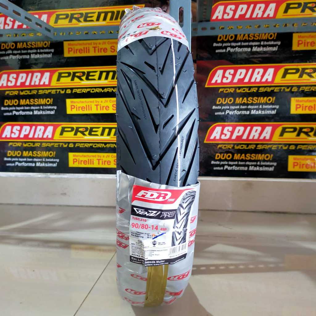 Jual FDR GENZI PR0 TUBLES BAN LUAR MATIC FDR GENZI PRO RING 14 TUBLESS ...
