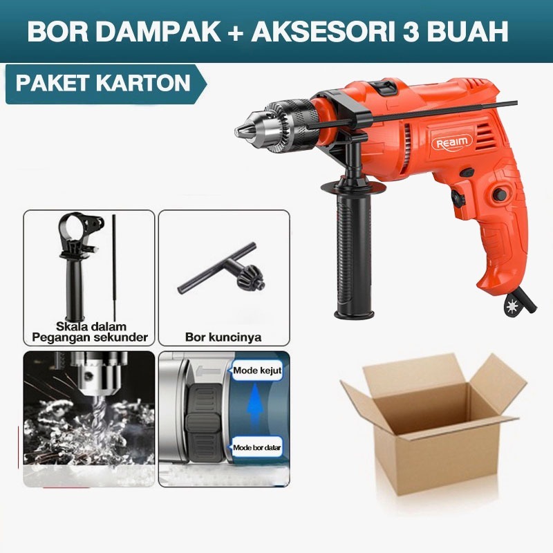 Jual Mesin Bor Listrik Bolak Balik10Mm/13Mm 500W Bor Tangan Listrik Bor