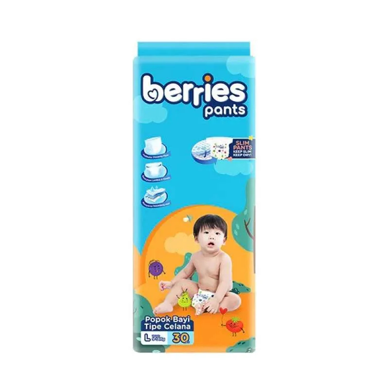 Jual Berries Pants M34 / L30 / XL26 Popok Bayi Tipe Celana Shopee