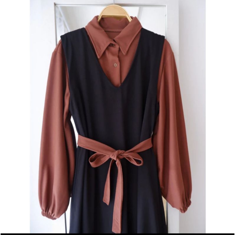 Jual Gamis Overall - Gamis Terbaru 2024 Lebaran Wanita Import Terbaru ...