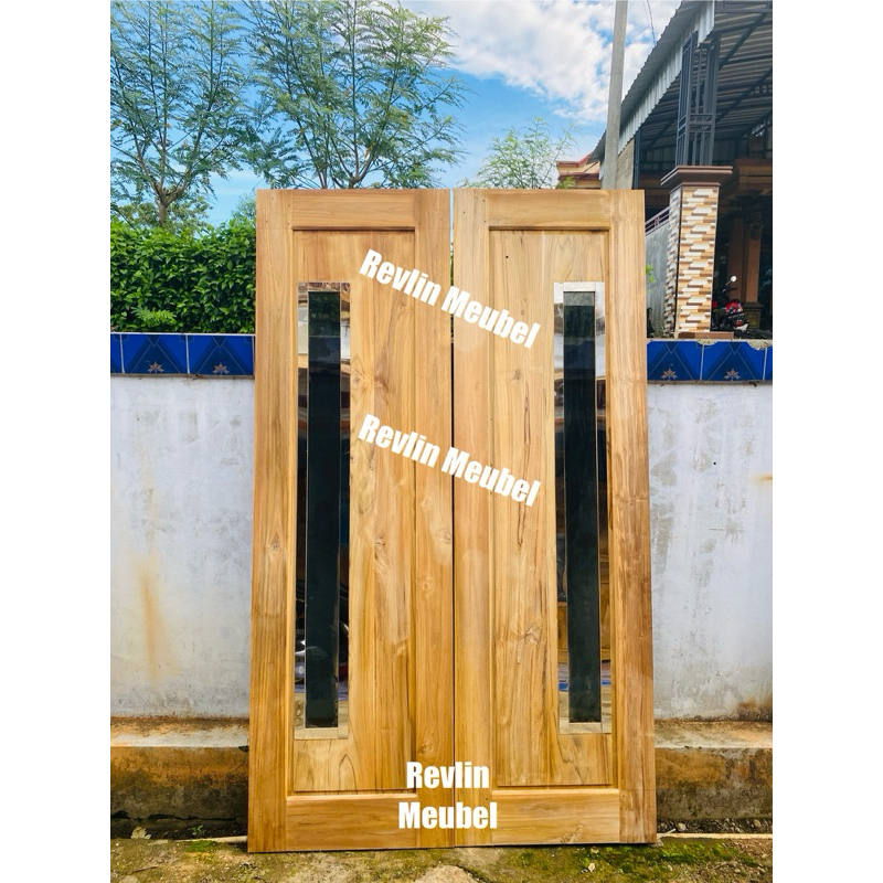 Jual Pintu Kuputarung Pintu Utama Jati Shopee Indonesia