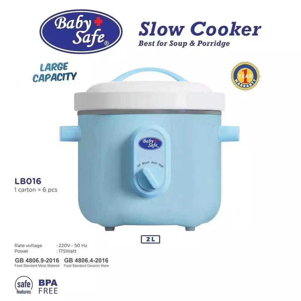 Jual BABY SAFE Slow Cooker LB007 / LB008 / LB009 /LB07M /LB016 /LB011 Shopee Indonesia