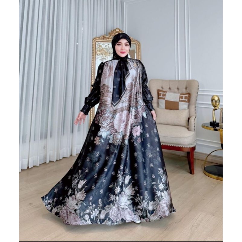 Jual dress lukis mono Shella suakia | Shopee Indonesia