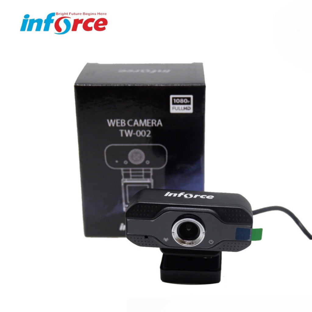 Jual Webcam Inforce TW-002 1080P Full HD Web Camera Inforce Built In ...