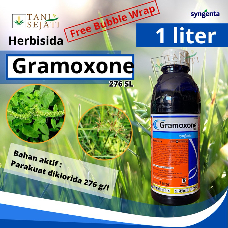 Jual Gramoxone 276sl 1 Liter Obat Rumput Kemasan Pabrik Herbisida Racun