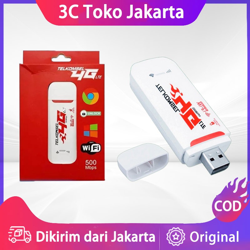 Jual [ready Stock] Modem Wifi Usb 4g All Operator Lte Modem Usb 500mbps Modem Mifi Cod Support