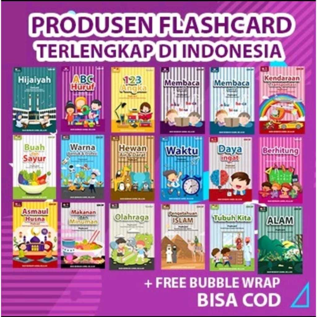 Jual KONSEP SERI FLASHCARD / FLAS CARD / EDUKASI / MAINAN ( 1KG = 10 ...