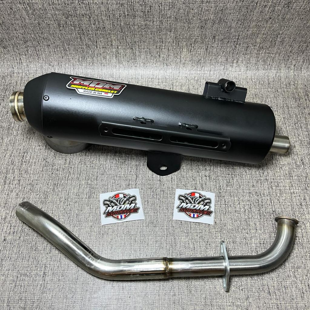 Jual MDM RACING MUFFLER Kenalpot Standard Racing Aerox New / Nmax New ...