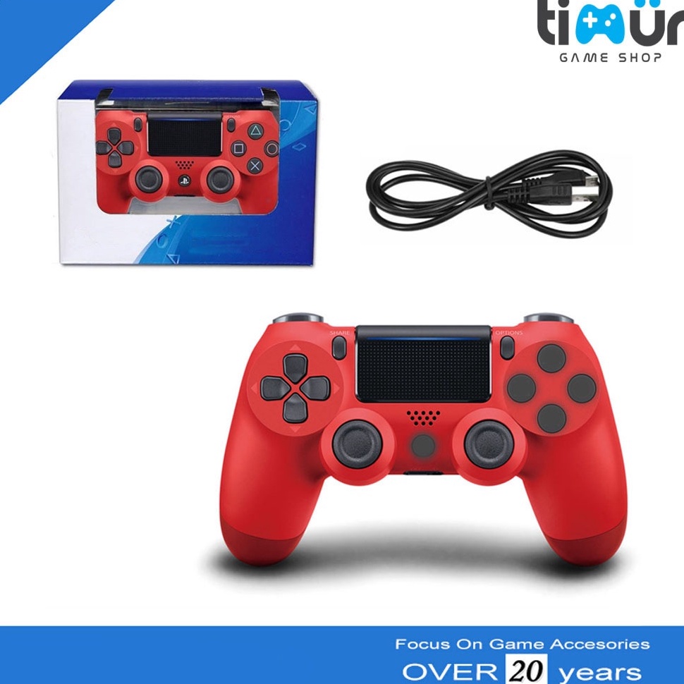 Jual Stick Stik Controller For PC Laptop Android IOS PS4 Merah ART P4C5 ...