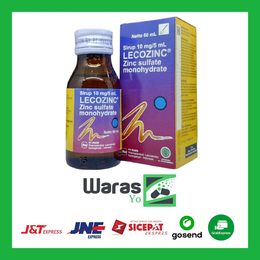 Jual [SW] LECOZINC 10 MG/5 ML SYRUP 60 ML / LECOZINC SIRUP | Shopee ...