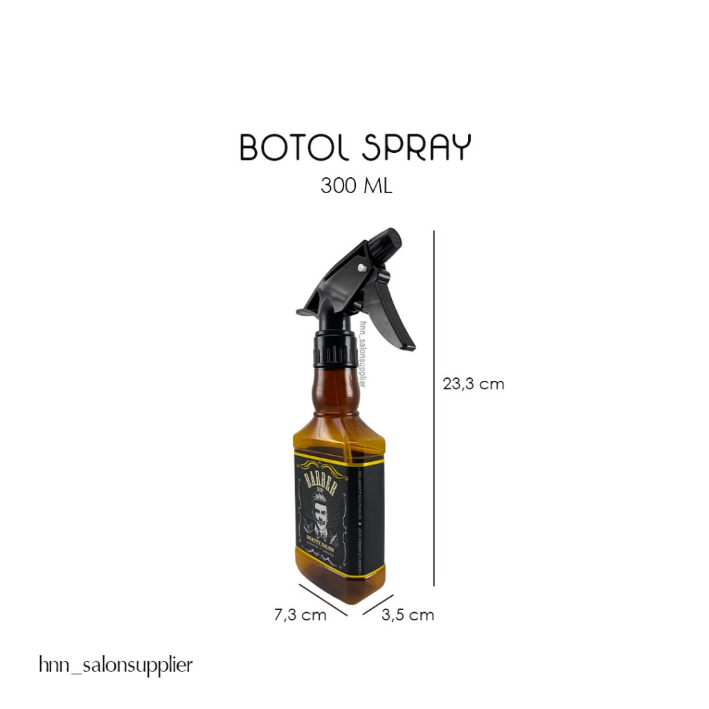 Jual Botol Spray Salon Rambut Barber Barbershop Water Bottle | Shopee ...