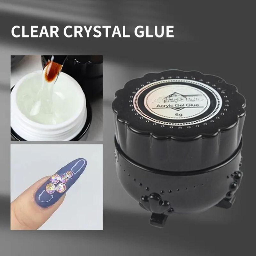 Jual ZC ACRYLIC GEL GLUE EMBOSS DESIGN NON WIPE OFF 10ML UNTUK DESIGN