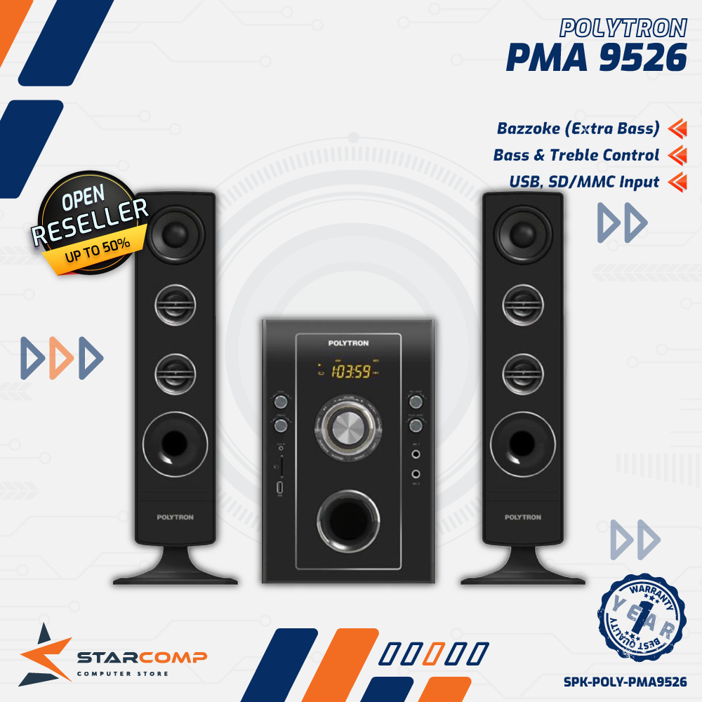 Jual Polytron Multimedia Speaker Pma 9526 Shopee Indonesia