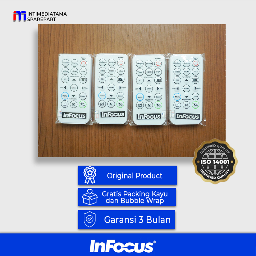 Jual Remot Proyektor Infocus IN220 IN222 IN224 IN226 IN114XV | Shopee ...