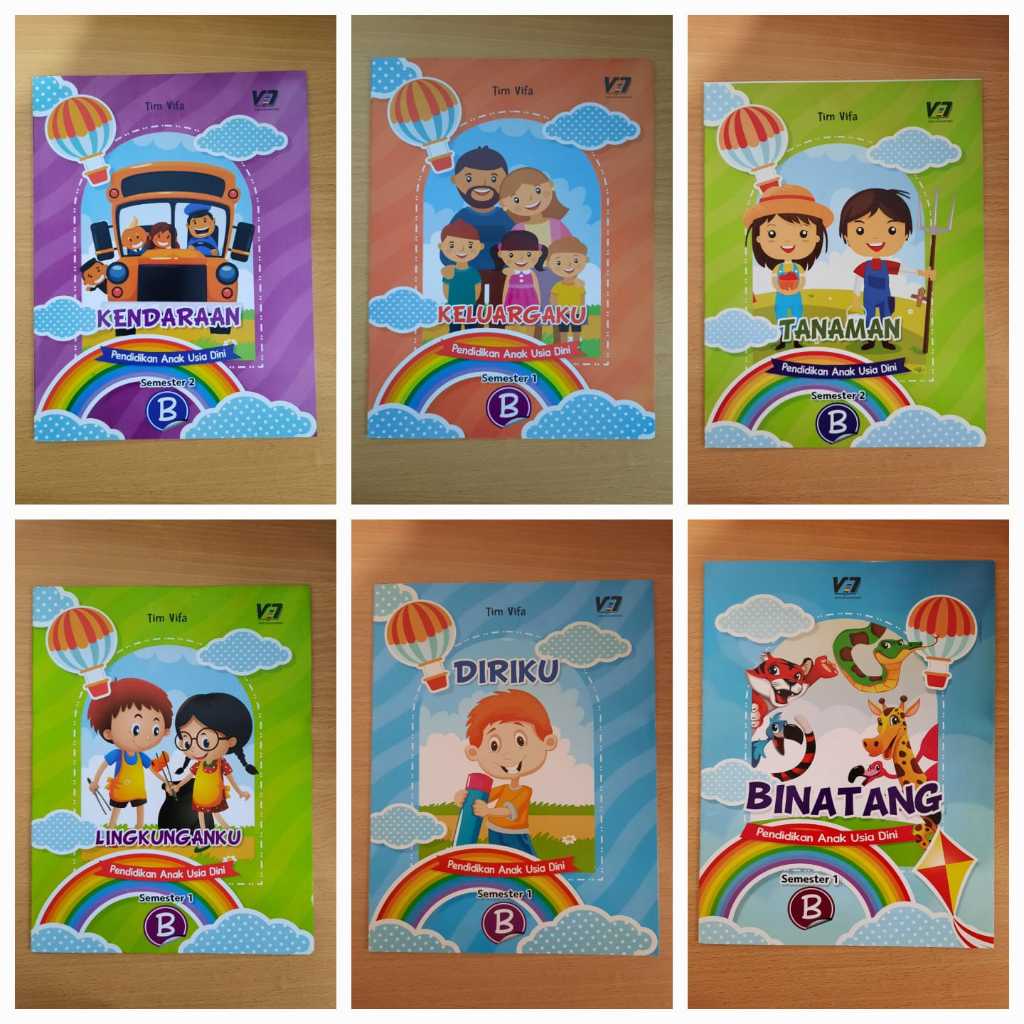 Jual Buku PAUD TK B Semester 1 & 2 Terlengkap Harga Satuan | Shopee ...