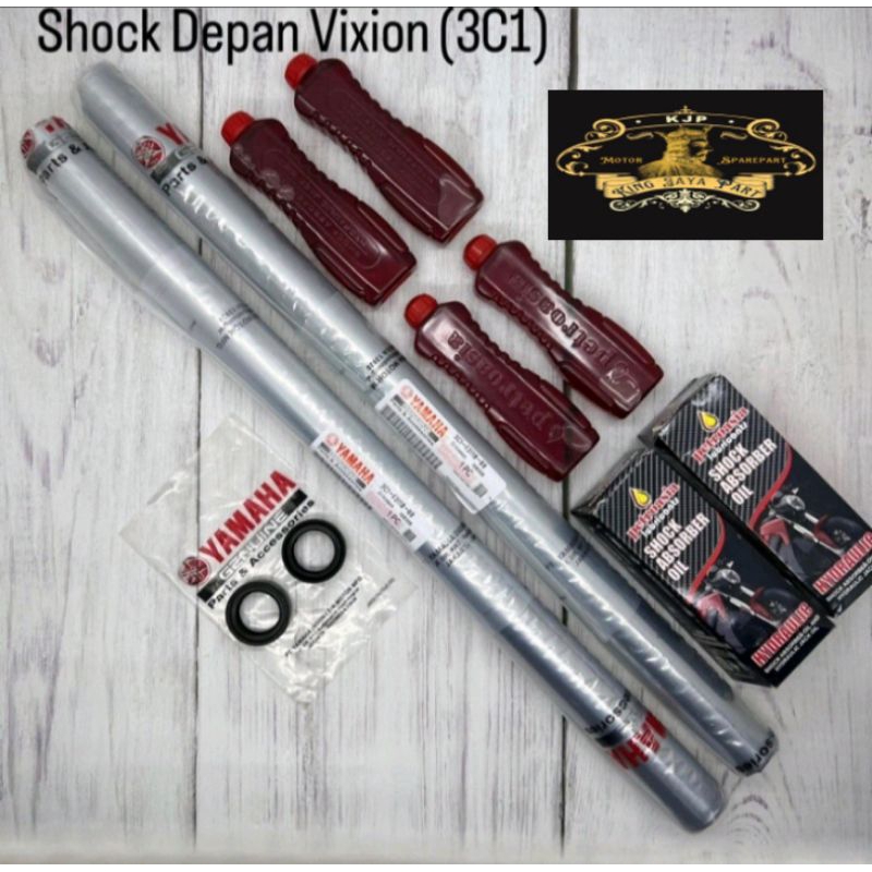 Jual Paket As Shock Depan C Vixion New Vixion Old Batang Shock Botol Oil Pcs Seal