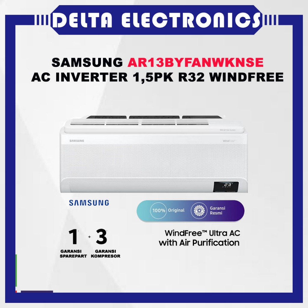 Jual Samsung Ar Byfanwknse Ac Windfree Lite Inverter Pk Unit Only