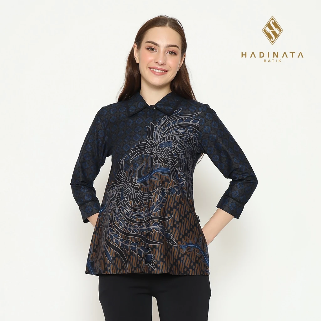Hadinata Batik Premium Blouse Batik Wanita Superfine Lavanya Luvan - foto 1