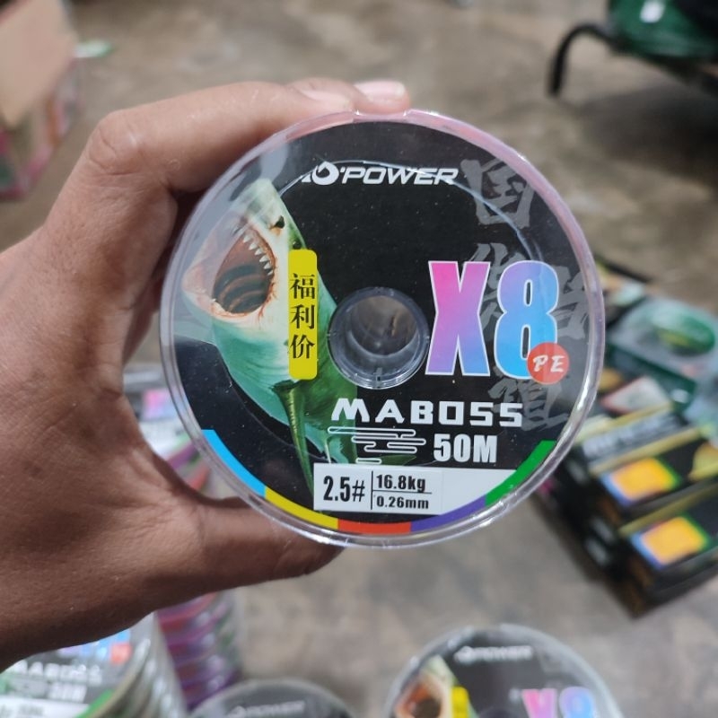Jual PE D POWER MABOSS X8 50M | Shopee Indonesia