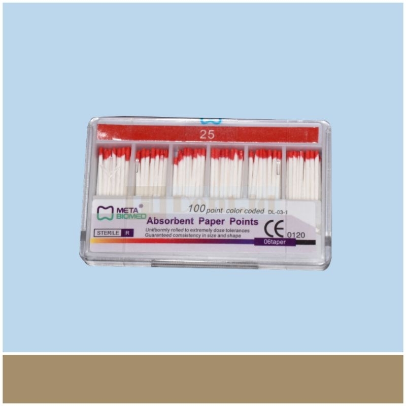 Jual Dental Paperpoint Absorbent Paper Point 25.06 | Shopee Indonesia
