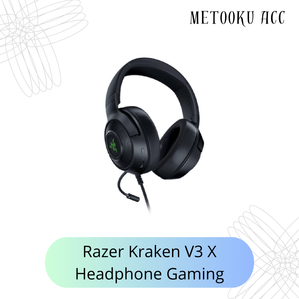 Jual Razer Kraken V3 X Headphone Wired USB RGB Headset Gaming Kabel ...