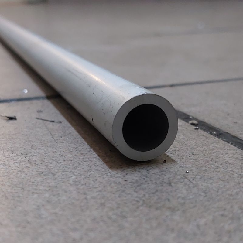 2 Stück 6063 Aluminium-Vierkantrohre, 40 mm x 40 mm x 4 mm x 500 mm