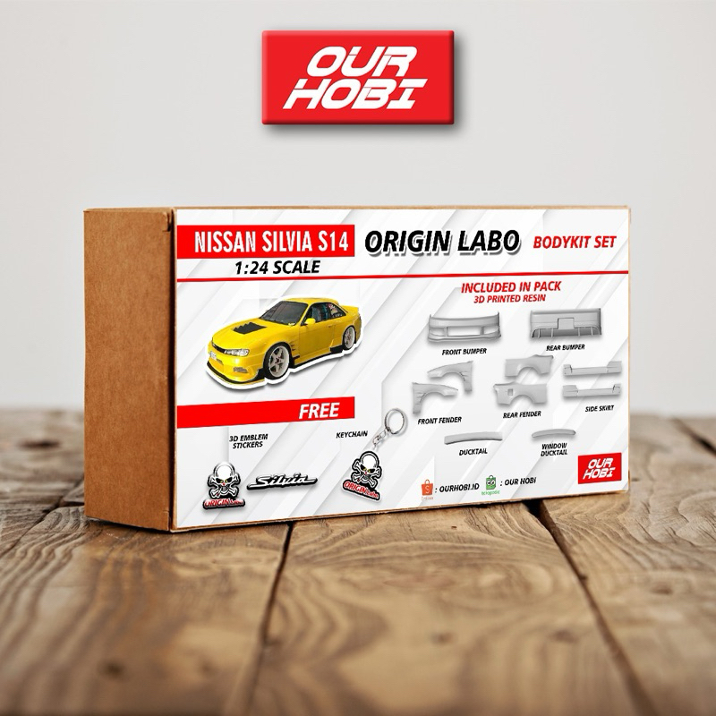Jual Body Kit Transkit Model Kit Nissan S14 Origin Labo 1/24 | Shopee ...